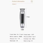 مشخصات فنی ماشین اصلاح شارژی کارینا V-897